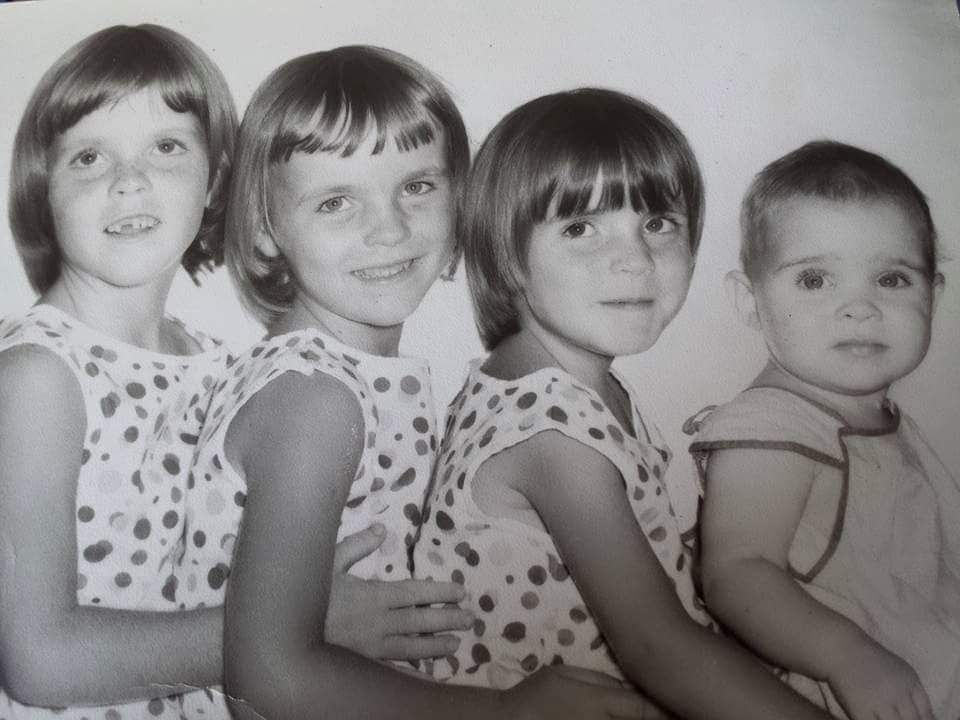 The first picture of us 4 sisters.