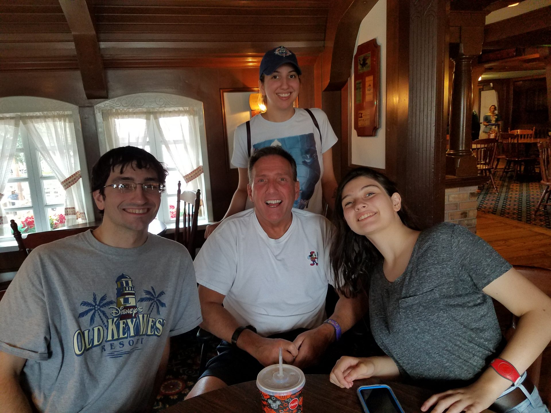 Tom, Patrick, Catherine, and Alex at WDW 2018
