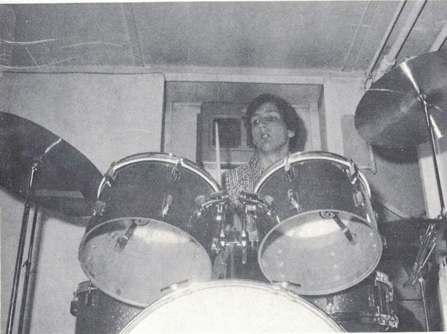 Tom and his kit. Late '70s