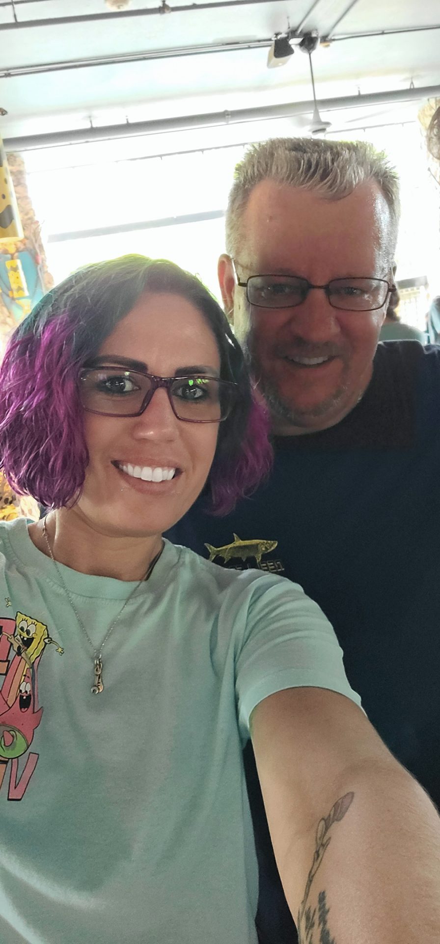 Uncle Danny and I at Busch Gardens, we had such a blast and he was super stoked to ride the roller coasters! June 11, 2022.