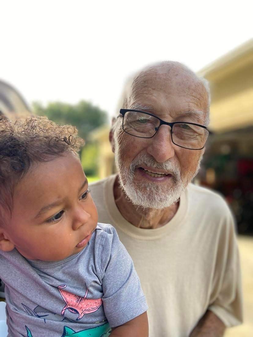 Grandpap and his great grandson We love you 