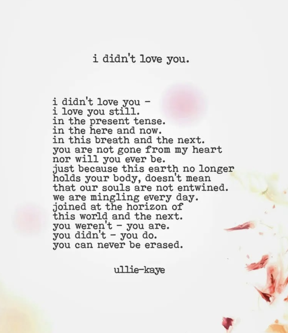 Allen,  you are here in my heart forever!