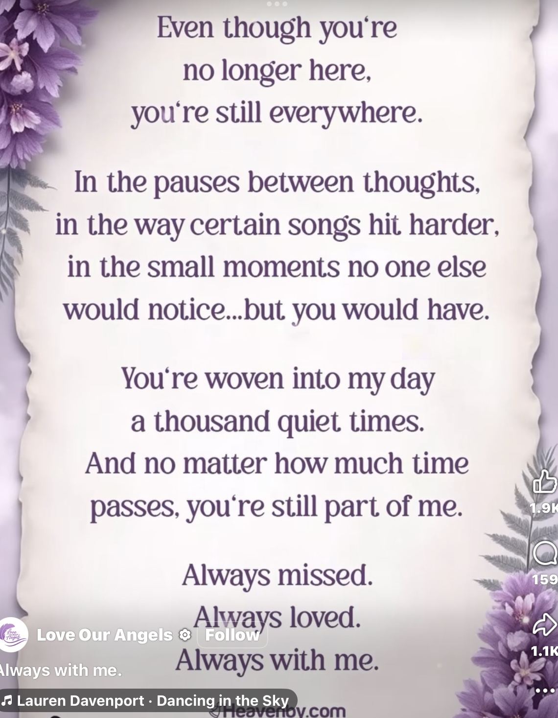 Just me missing you! <br />
<br />
Love Deb