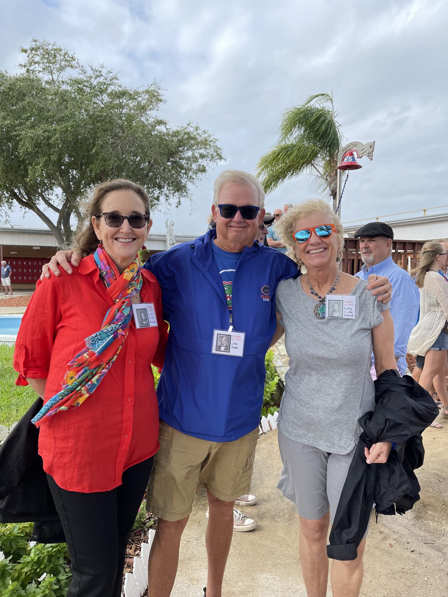 Both photos taken November 2021 at our Cocoa Beach High School 50th reunion. She always was so full of joy, love and kindness.