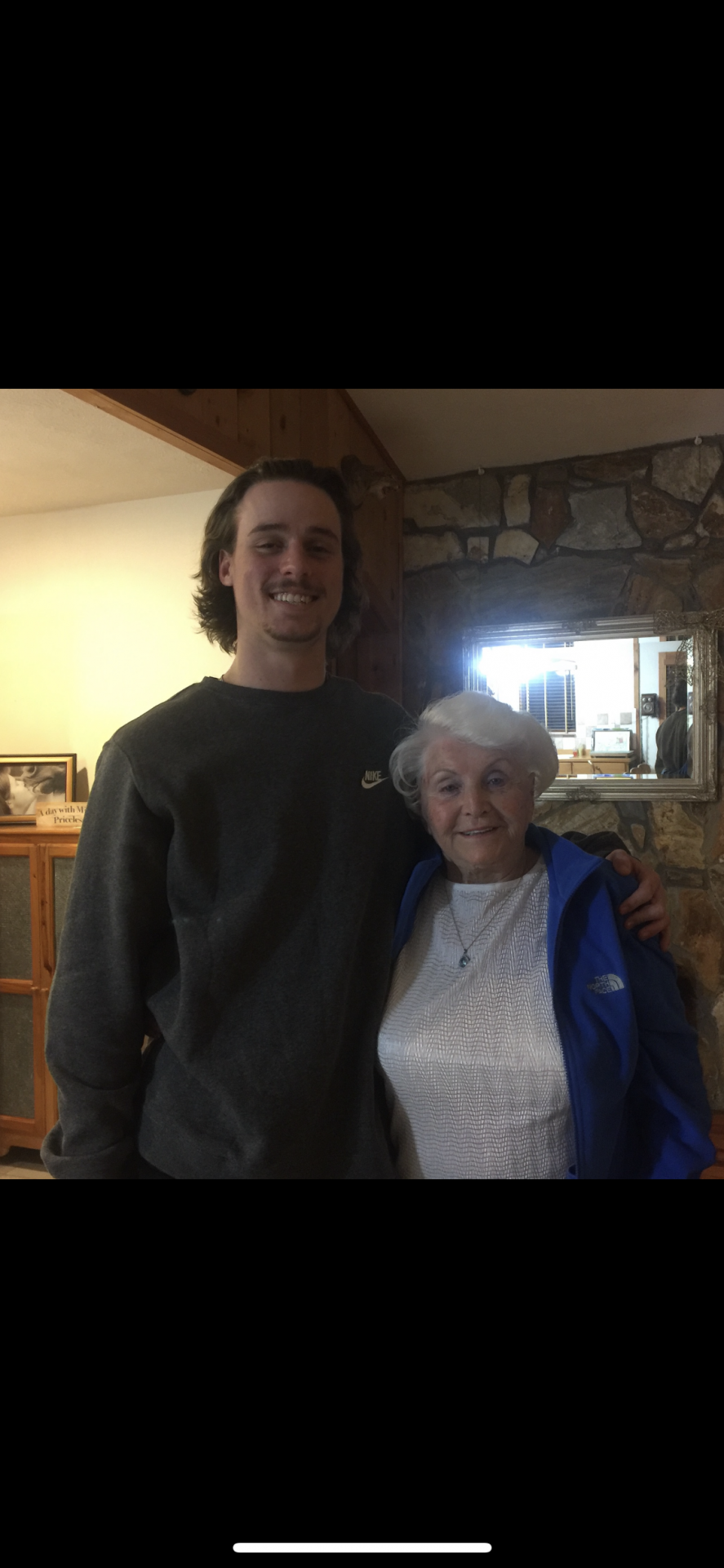 Omi & Great grandson Zachary Doppel III<br />
January 2018