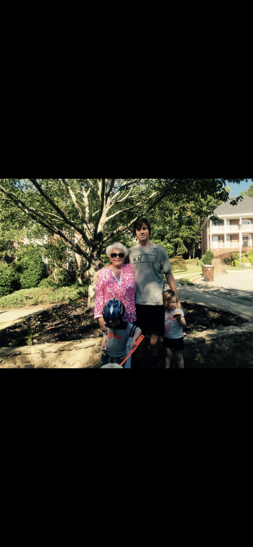 Omi & great grandchildren <br />
Zachary, Kyler, and Charleigh