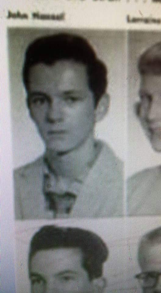Jack in high school.<br />
Not too happy.