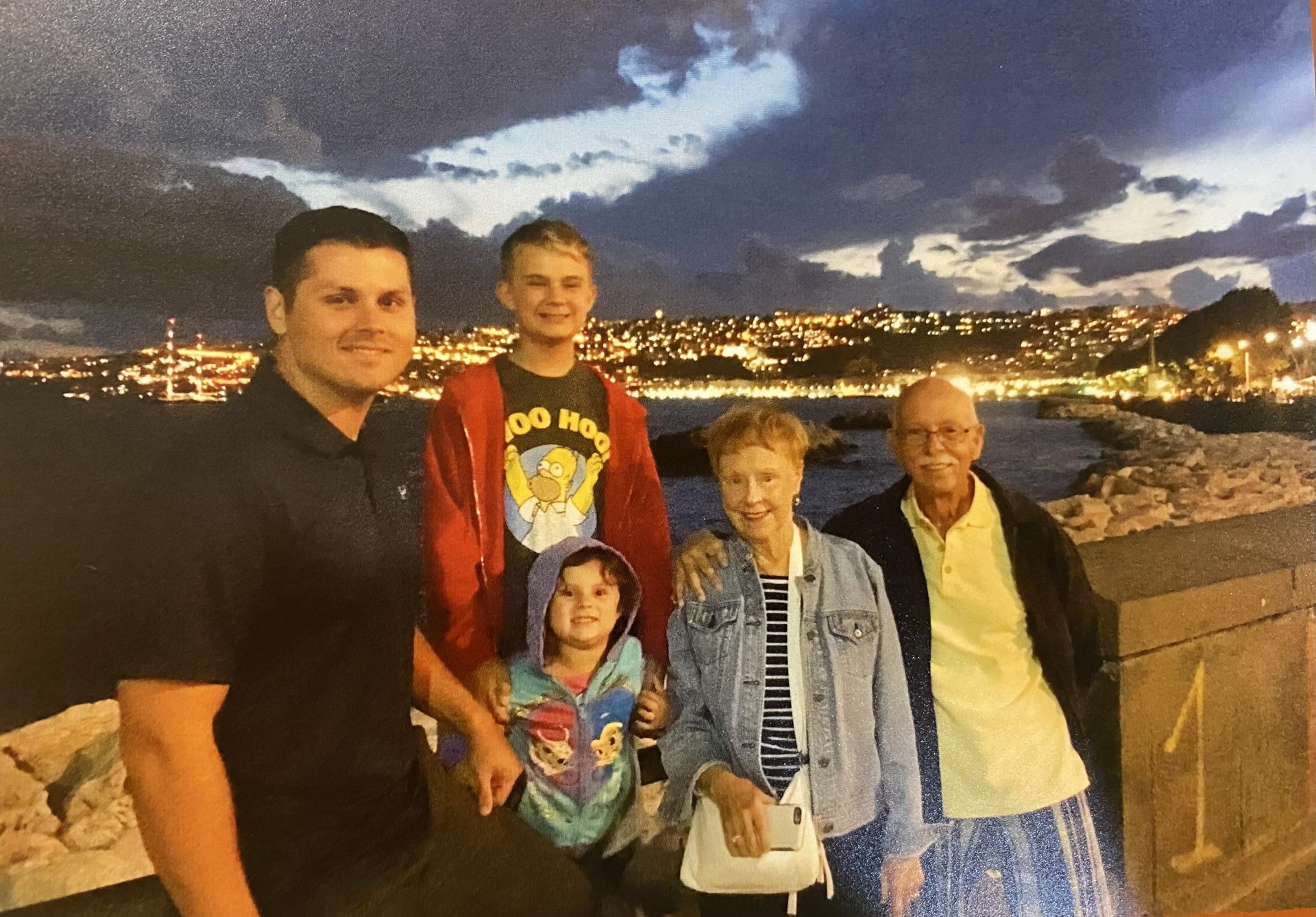The Bay of Naples, Italy- Grandpa Bob and Grandma Edna visit