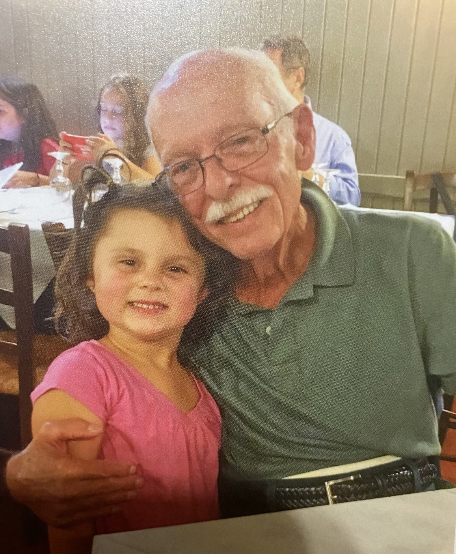 Grandpa Bob with Granddaughter Kaylee