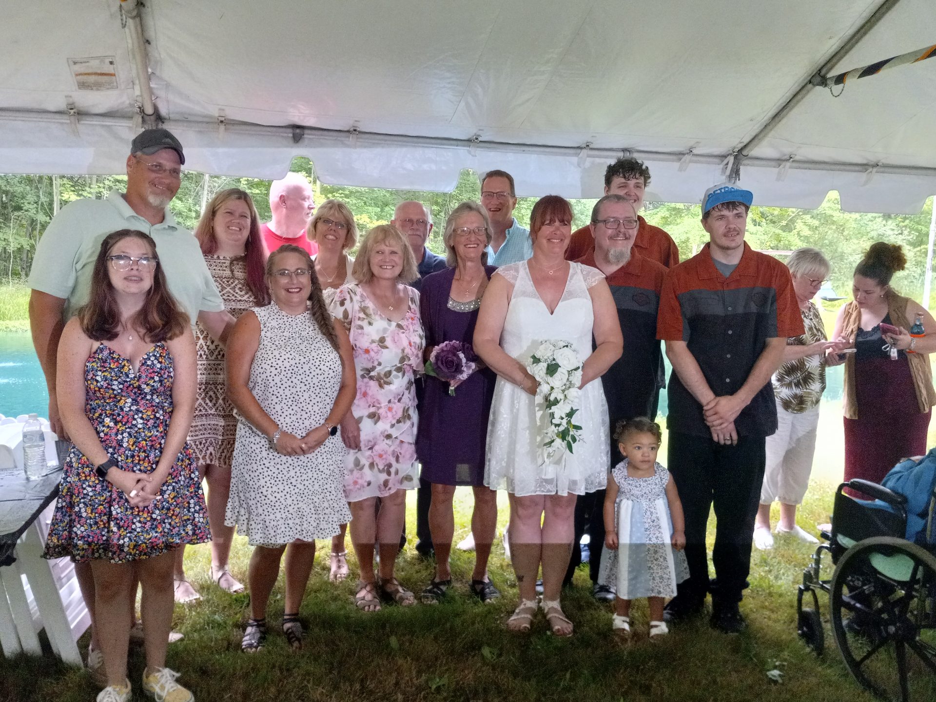 Lisa's wedding with the Owens.