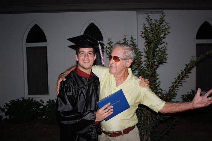 Harvey was so proud of Zack. He was a wonderful grandfather.