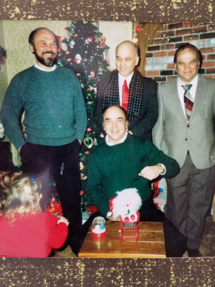 Walter, Paul, Bobby and Frank all together at Christmas time Updated