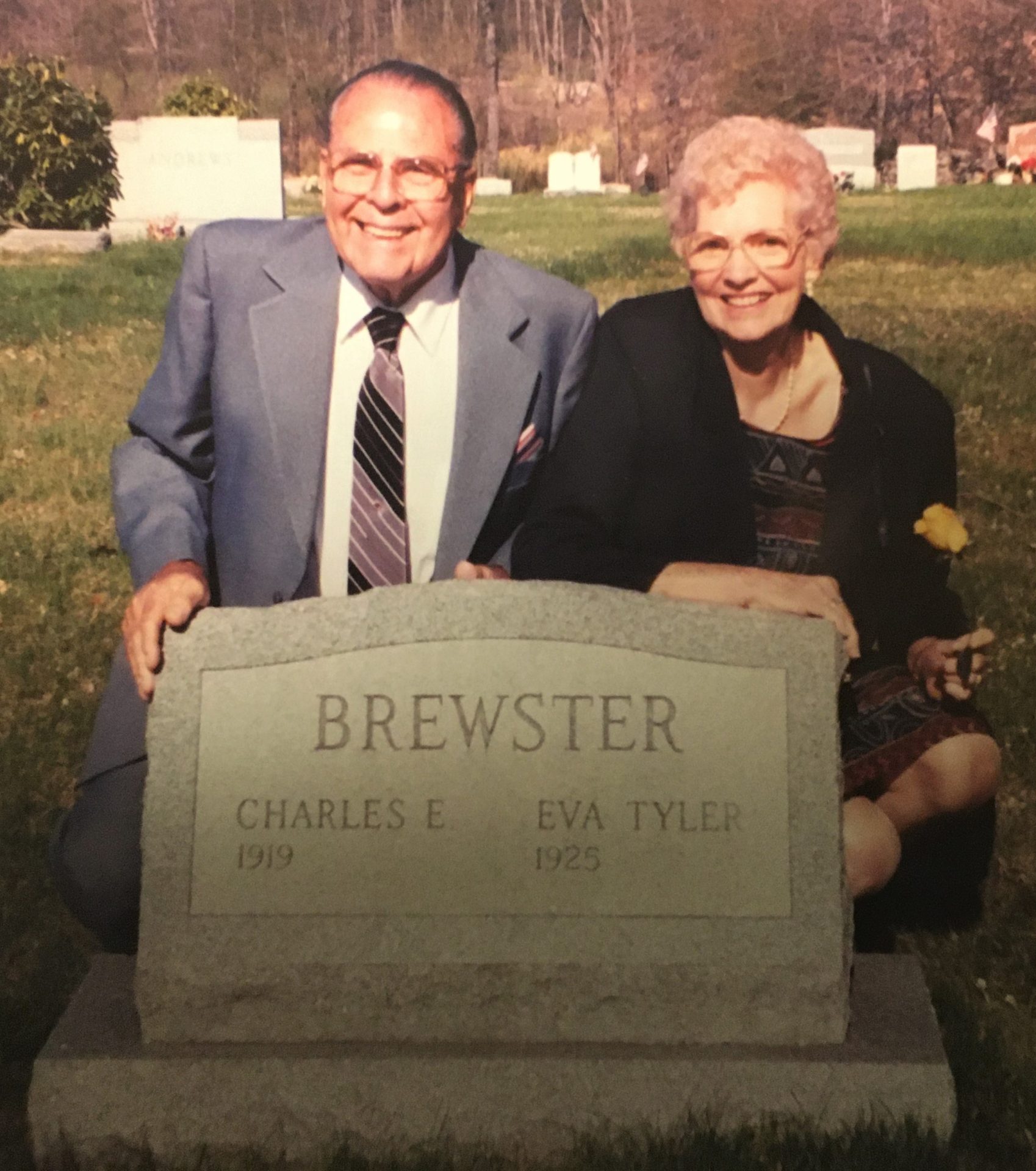 Mom & Dad had a great sense of humor about life. This picture proves it. It was taken many years at there final resting in Lebanon, CT.