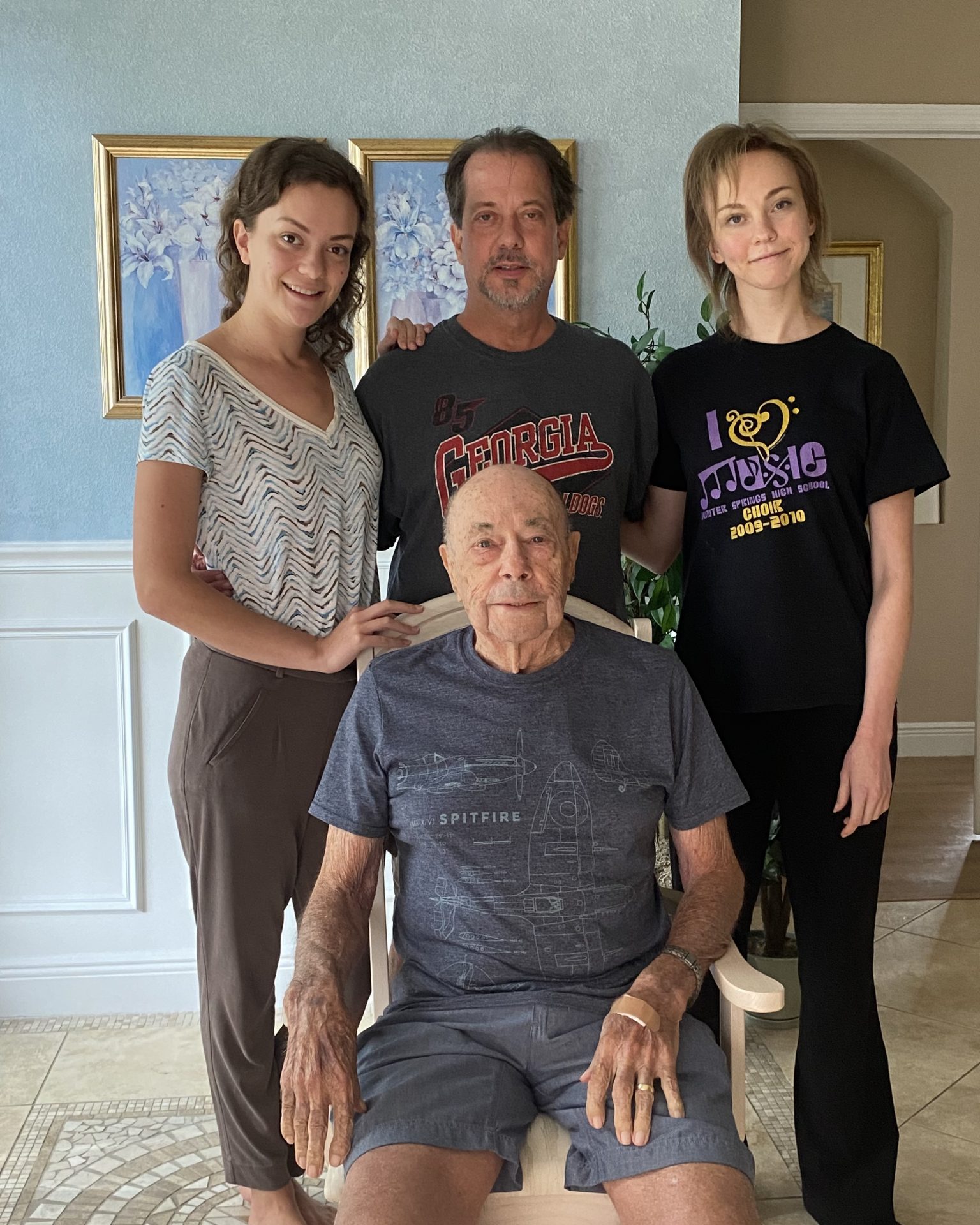 Tom, Jeff, and the and the grandchildren. Father’s Day 2021.