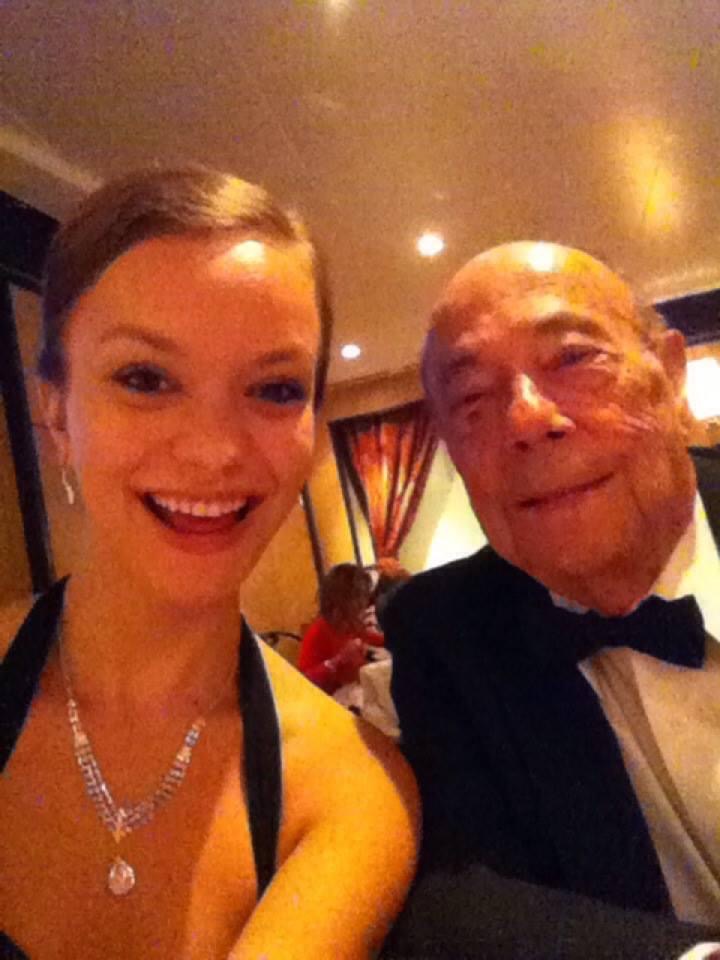 Tom & granddaughter, Melissa on our cruise.