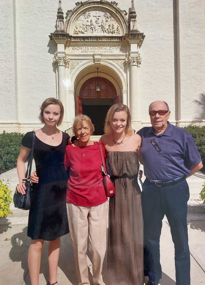 Attending a music event at Rollins chapel, 2019