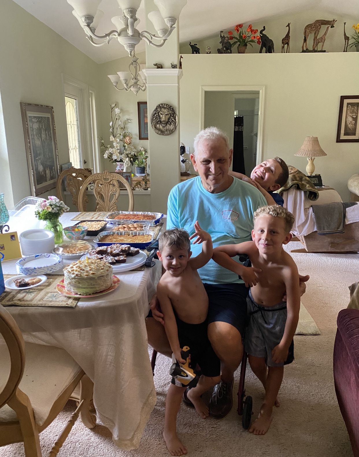 Great grandpa and his boys 