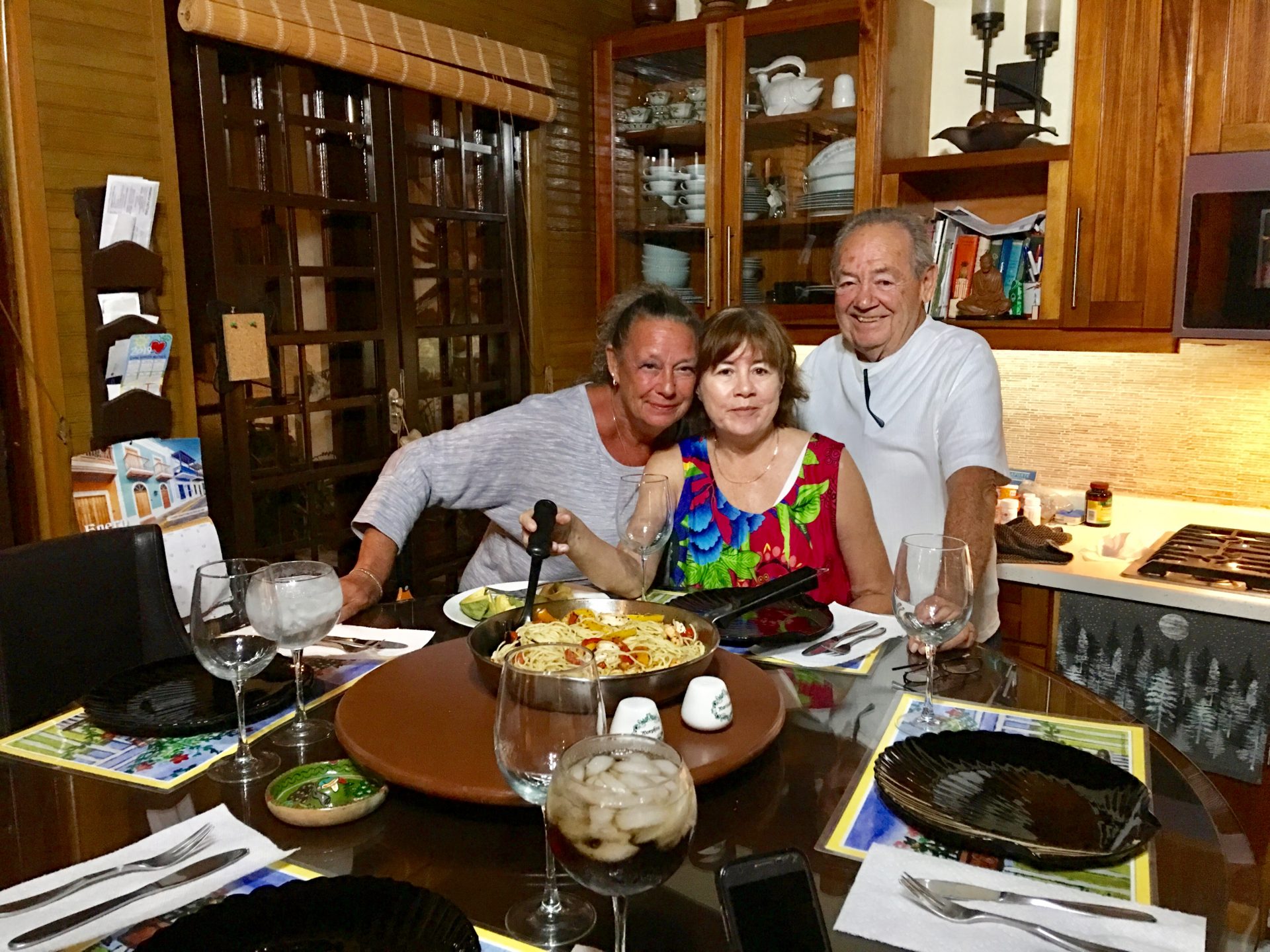 Dinner at Edna and Louise