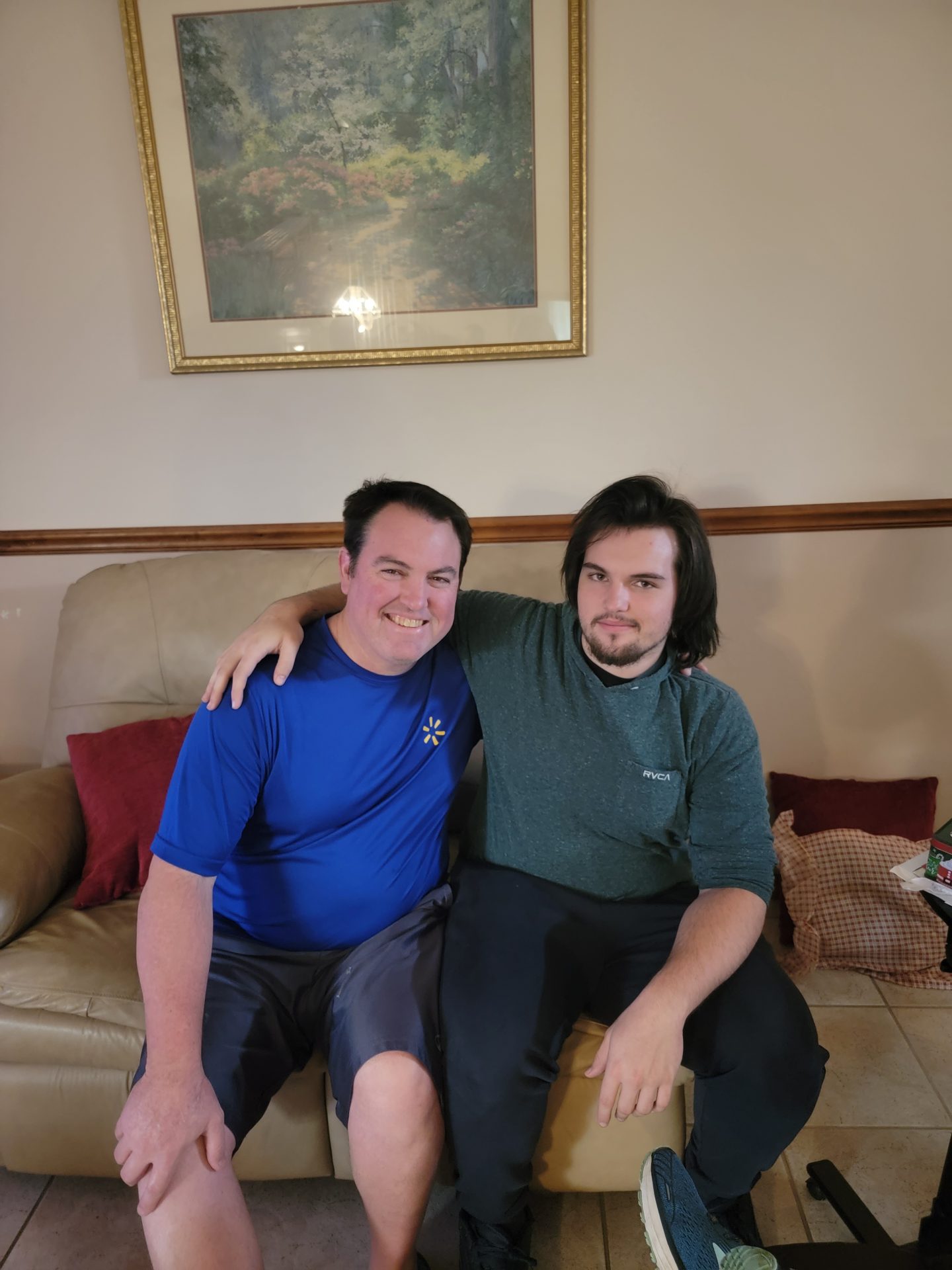 Our last picture together...love you my man!!