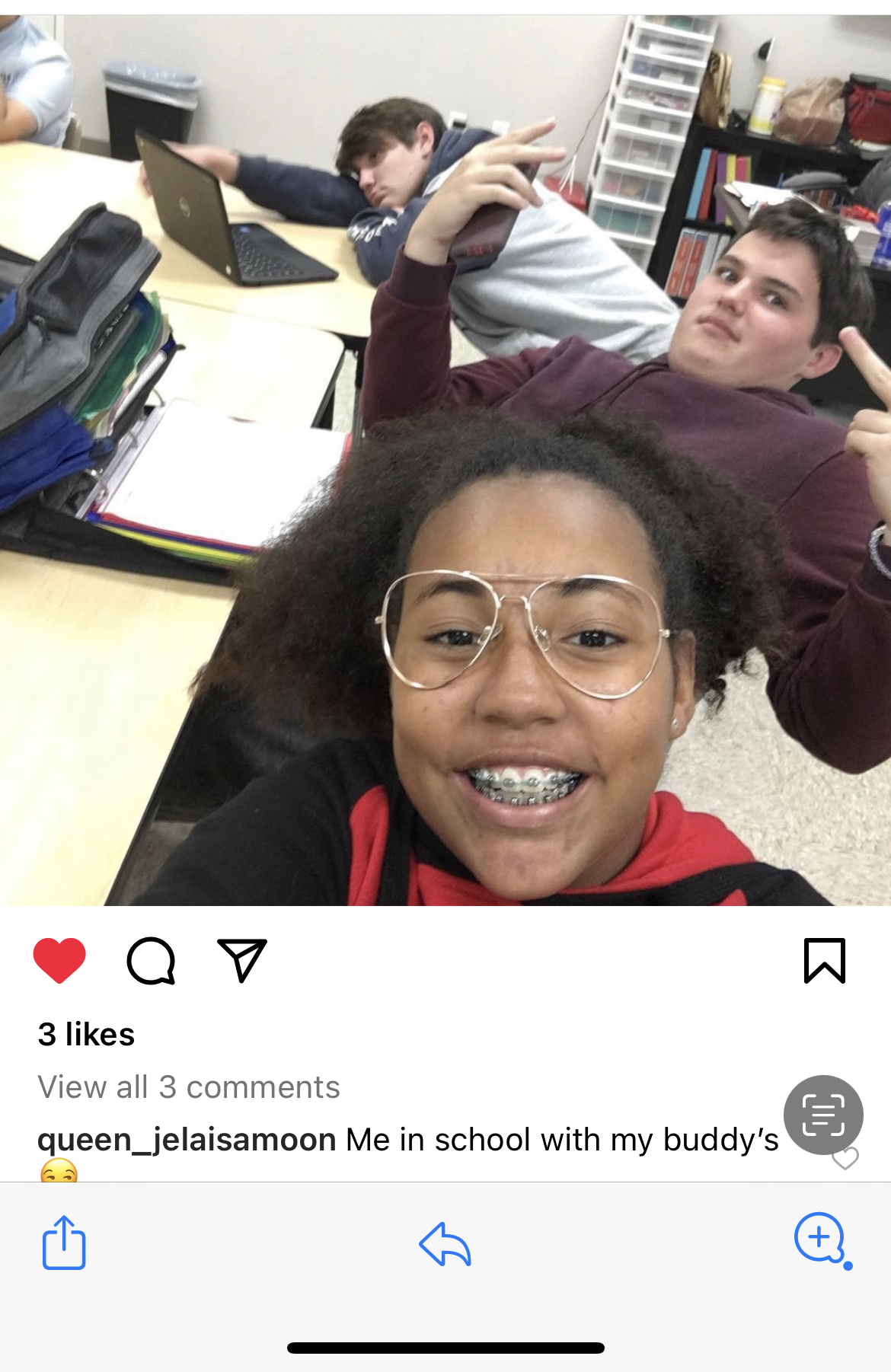 Jelasia and Andrew  being silly- Pinnacle Academy.