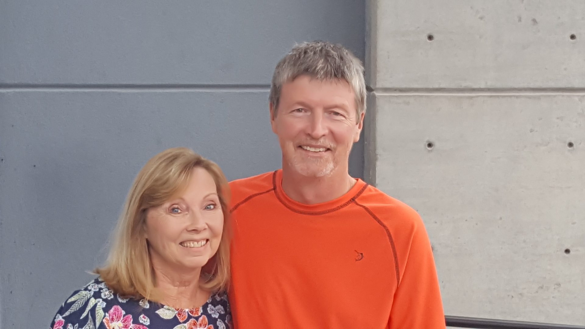 High school sweethearts.  Linda laughed when I called her Linda Kunkle.  "I have been called that in a while."