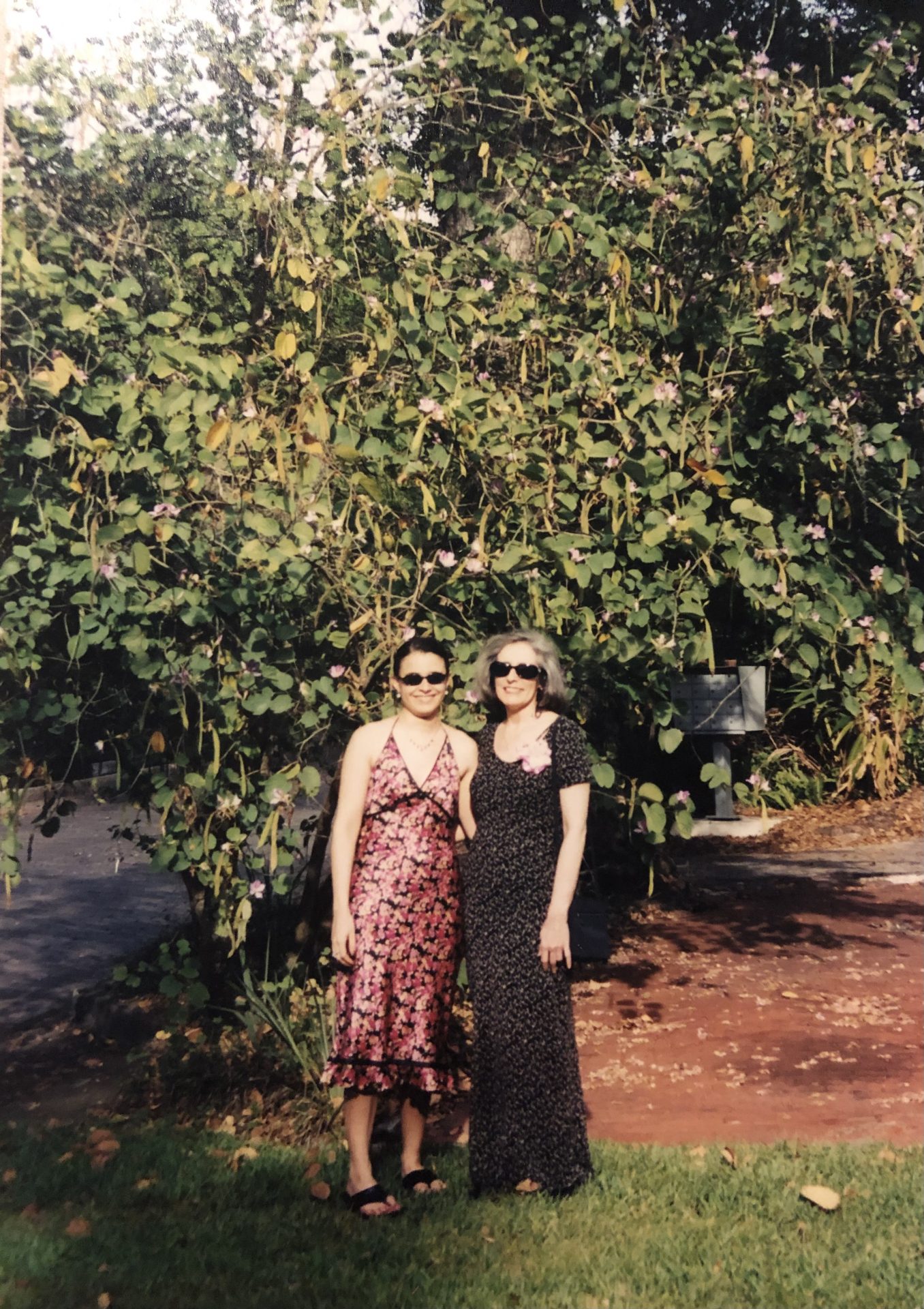 Giselle and mom in the park