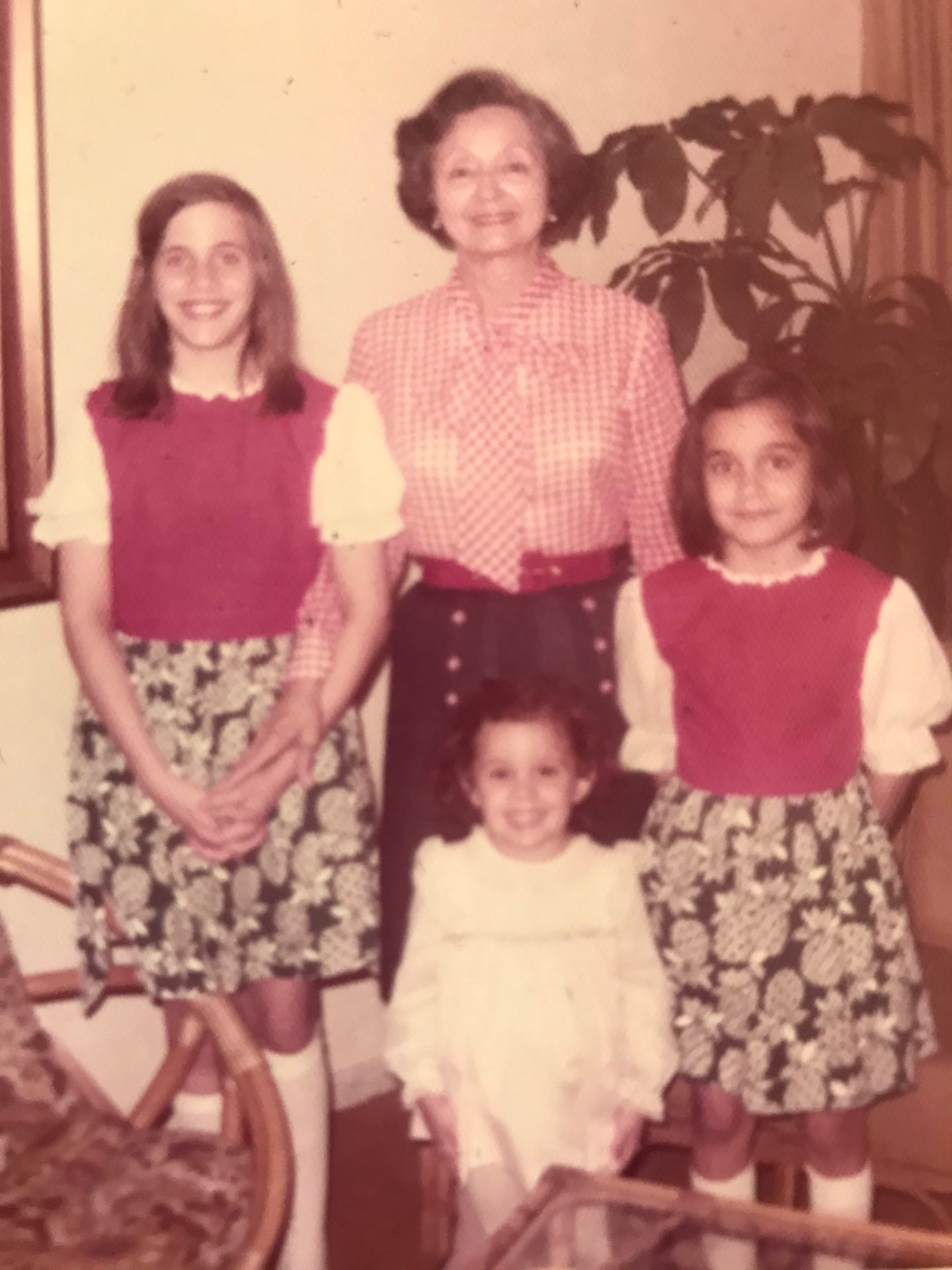 With abuela Delia