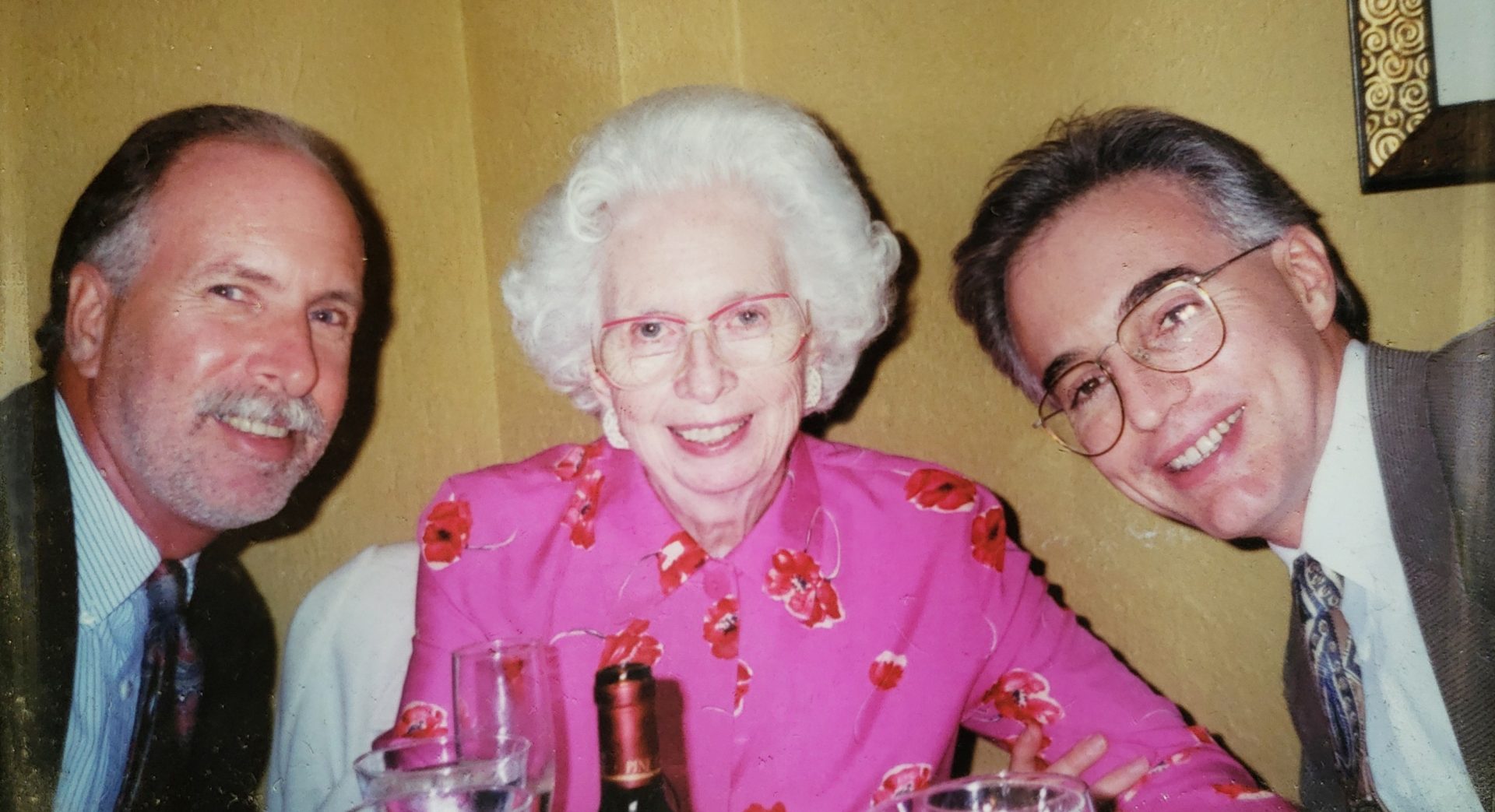 Bros with our mom on her 80th birthday in Atlanta.