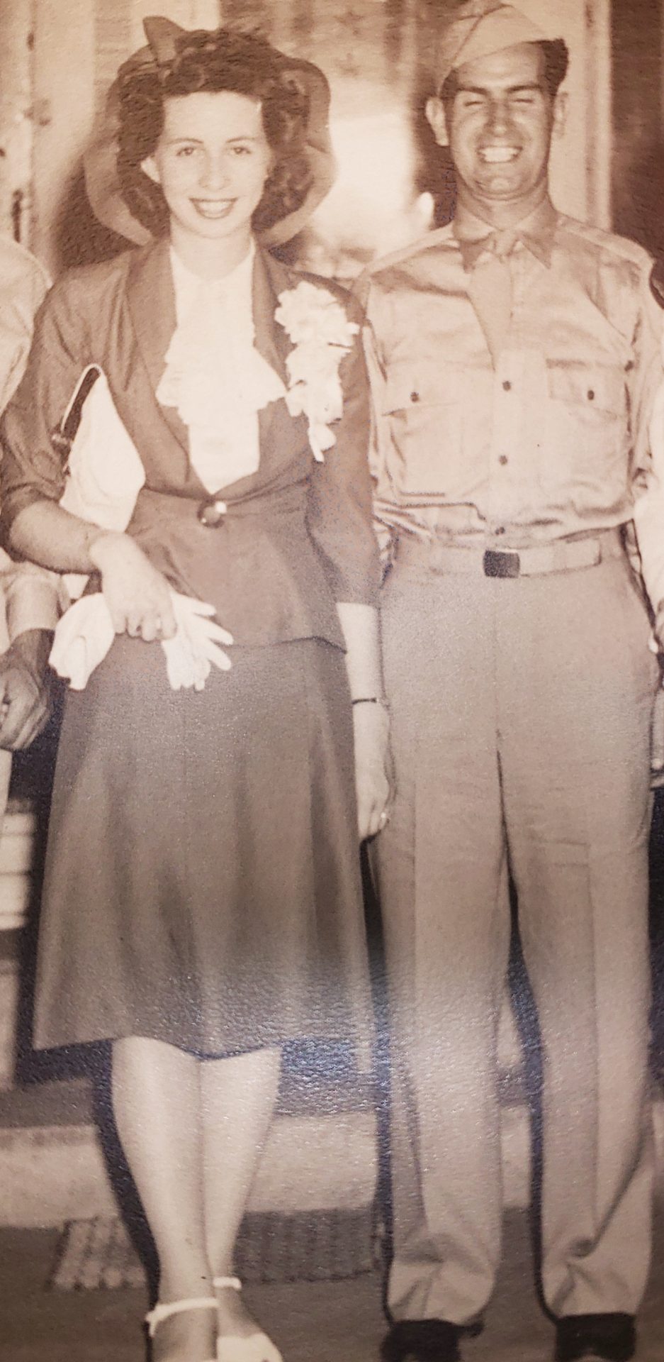 Where is all began for Ken!  Wedding day for our mom and his dad, Frank Lombardo