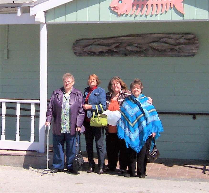 Glenda with her daughter Debra and her sisters Gloris Dallas and Dr. Geraldine Dallas