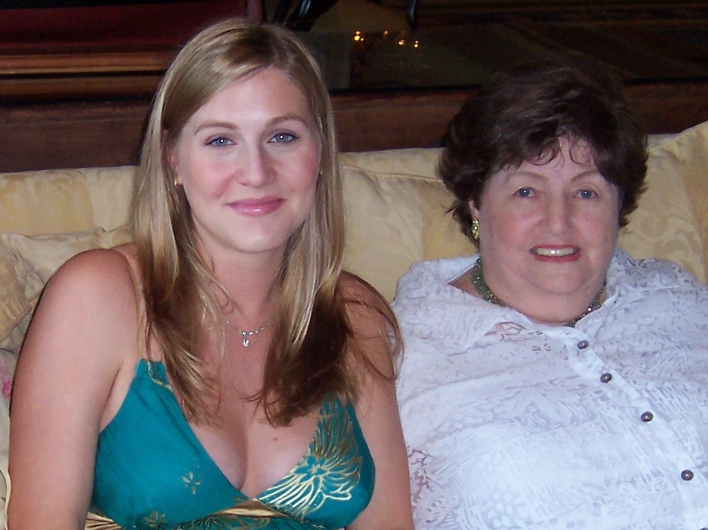 Genda with granddaughter Nova McKay (Lasky) baby shower.