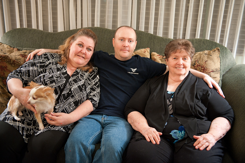 Debra McKay Archer with Jason Archer and Glenda McKay