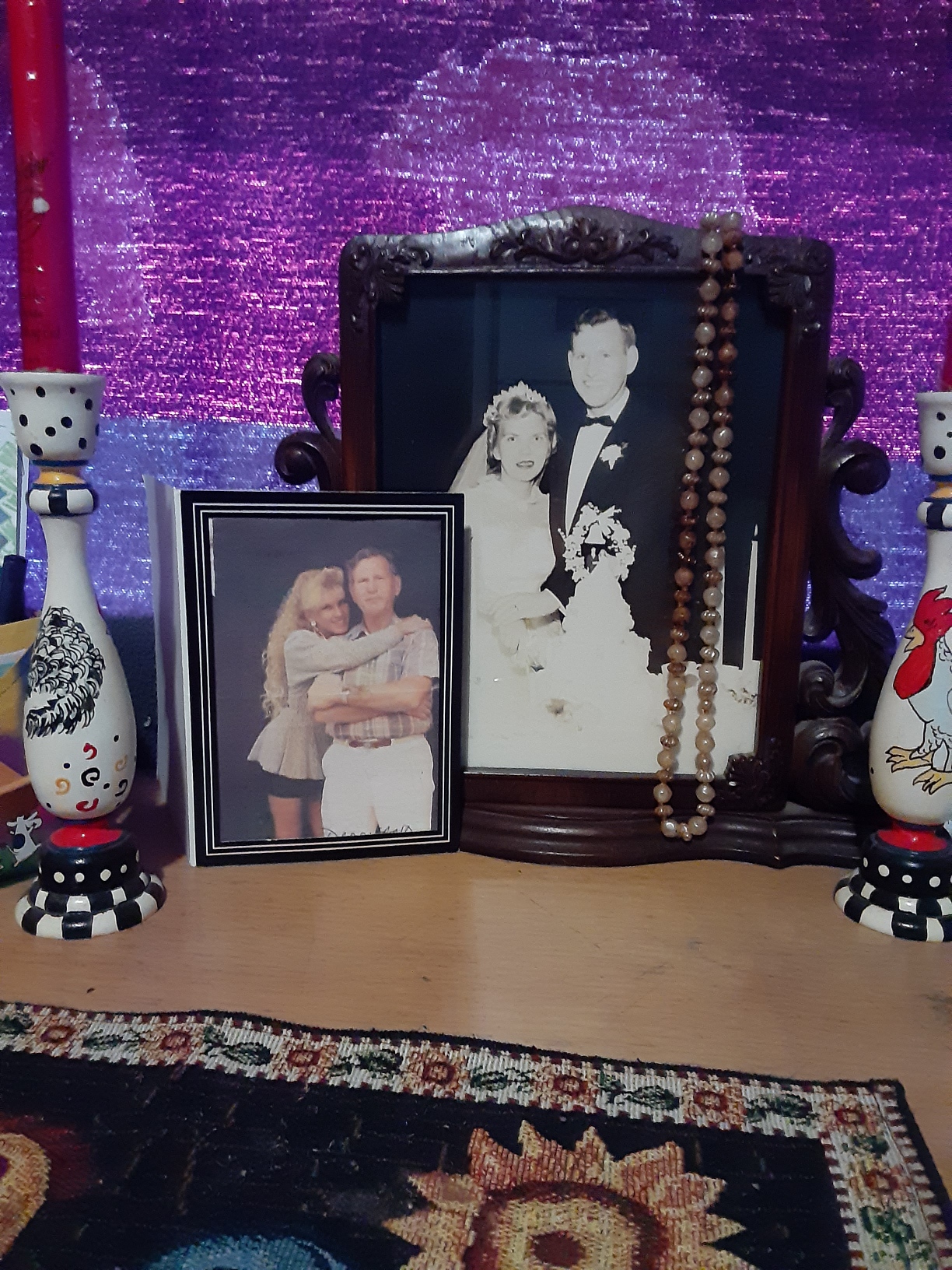Mom & Daddy's wedding day,,,and daddy and I