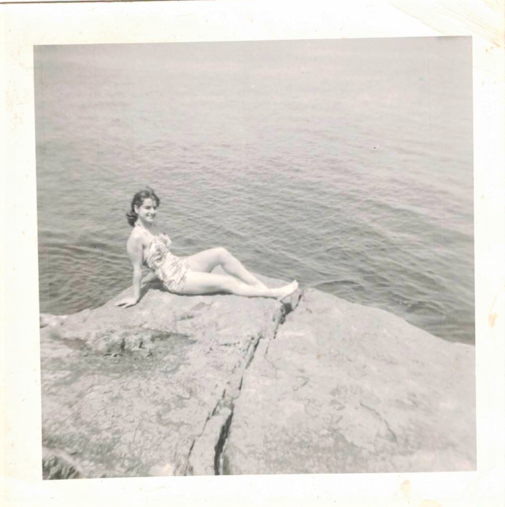 Betty at Gunrock Beach 1958