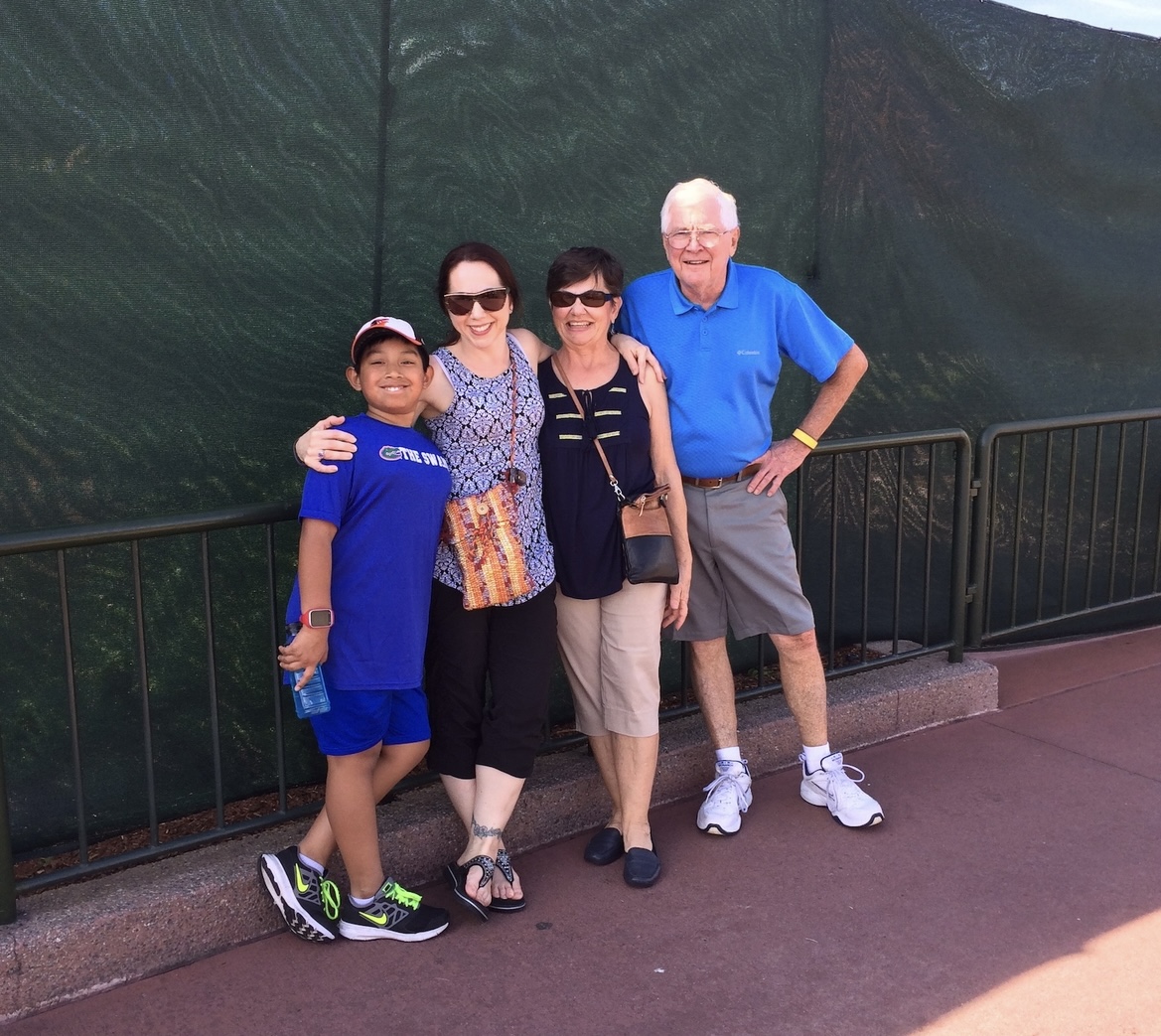 Disney Trip. Jesse, Michelle Mary Jane & Dennis.