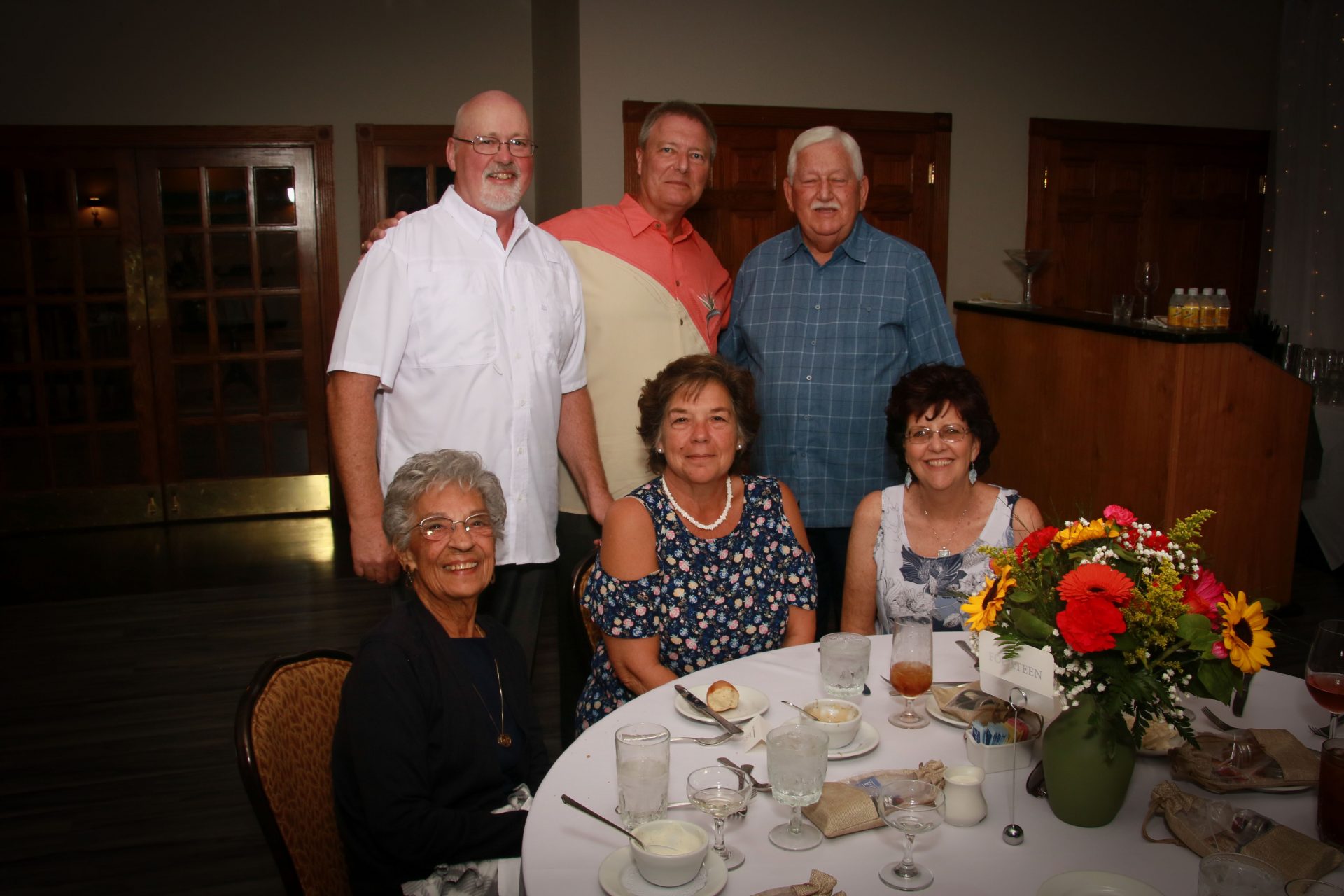 Friends at our wedding