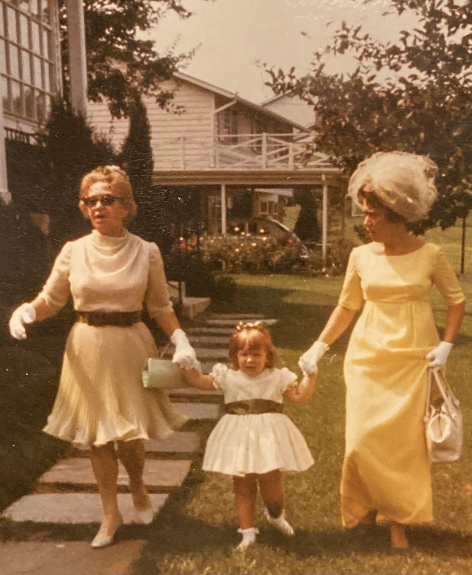 Herme, Jody and Barb on Sue Wakefield Fenn’s wedding day
