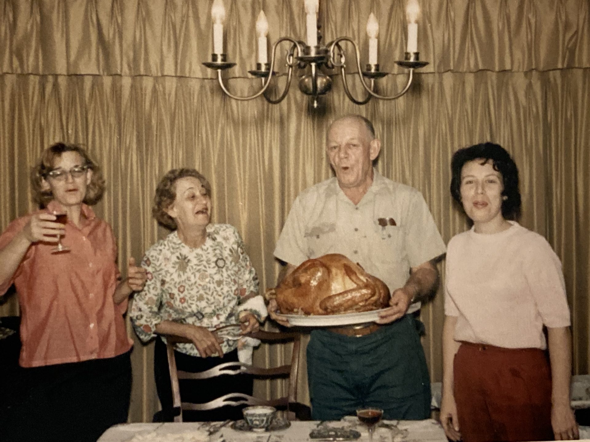 Barb with her jolly in-laws