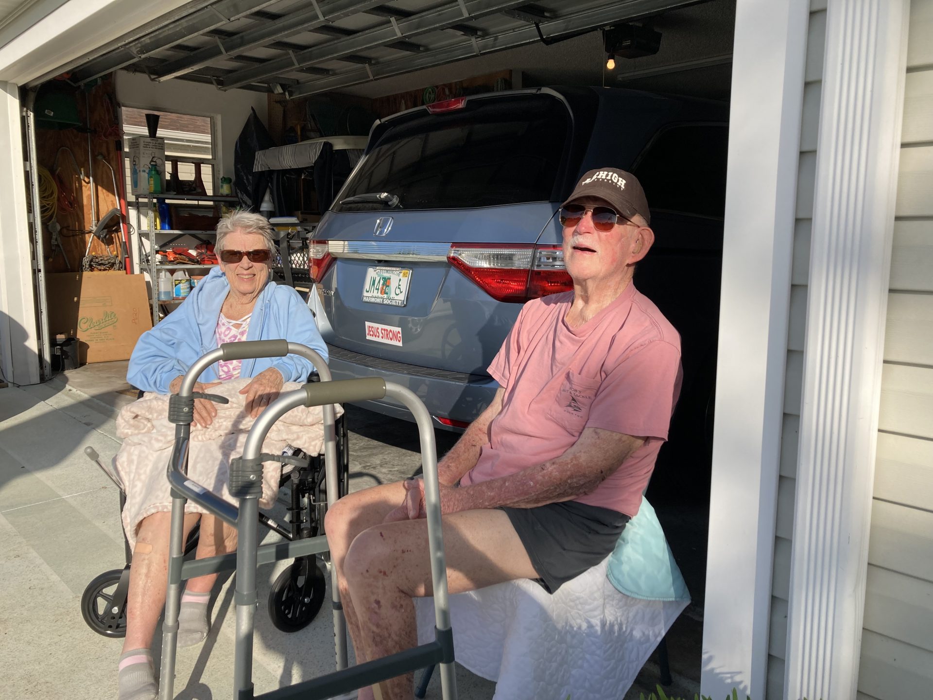 Enjoying the outdoors with Bob