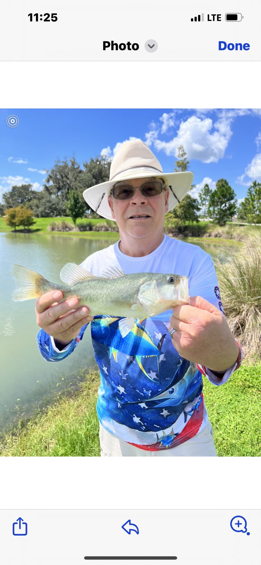 Scottie was feeling pretty good this day so we met up for a few hours of bass fishing in one of The Villages ponds. Fun time that I will always remember. R.I.P. my friend.
