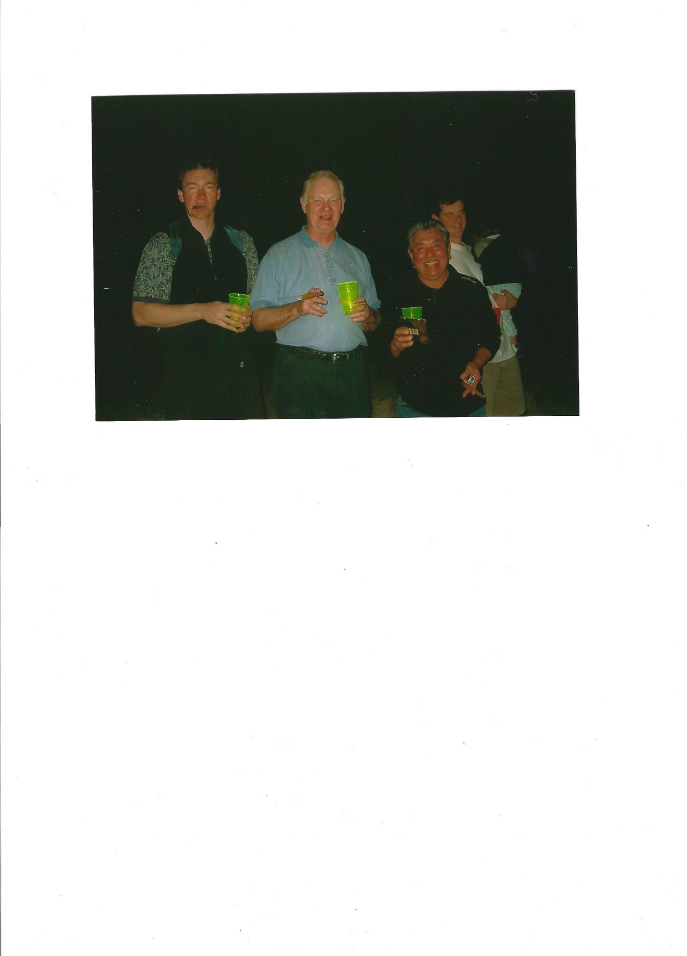 Left to right: Conrad Schneider, Jerry Padian, Uncle Johnny and Tony Bolzan. This great photo of "The Guys" and their cigars was taken during a family vacation to Sanibel Island. Uncle Johnny always brought the party! If he was there, you know there would be games, laughter and fun.