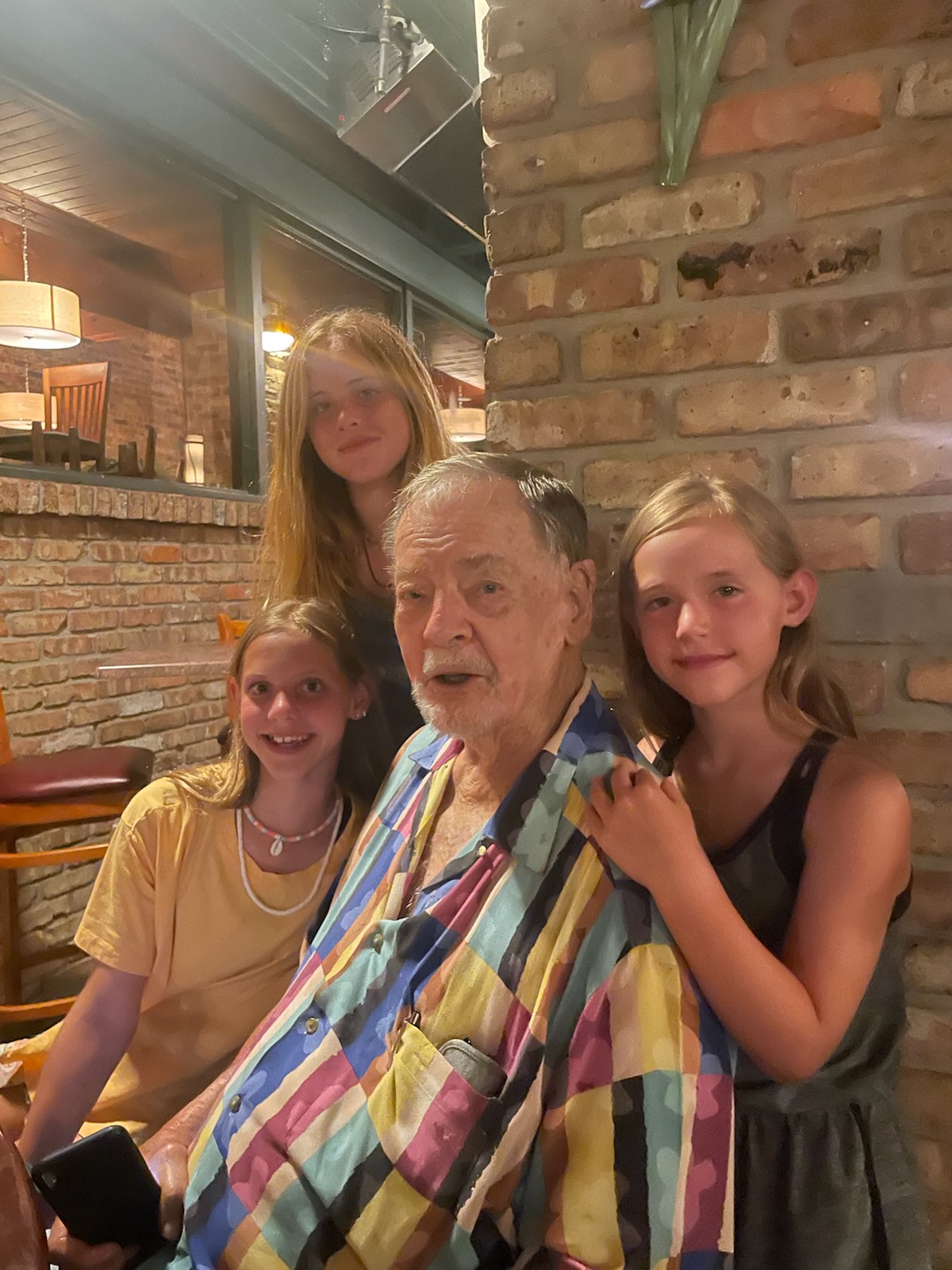 You will miss you Grandpa Cliff XOX Morgan, Jordyn, Saylor