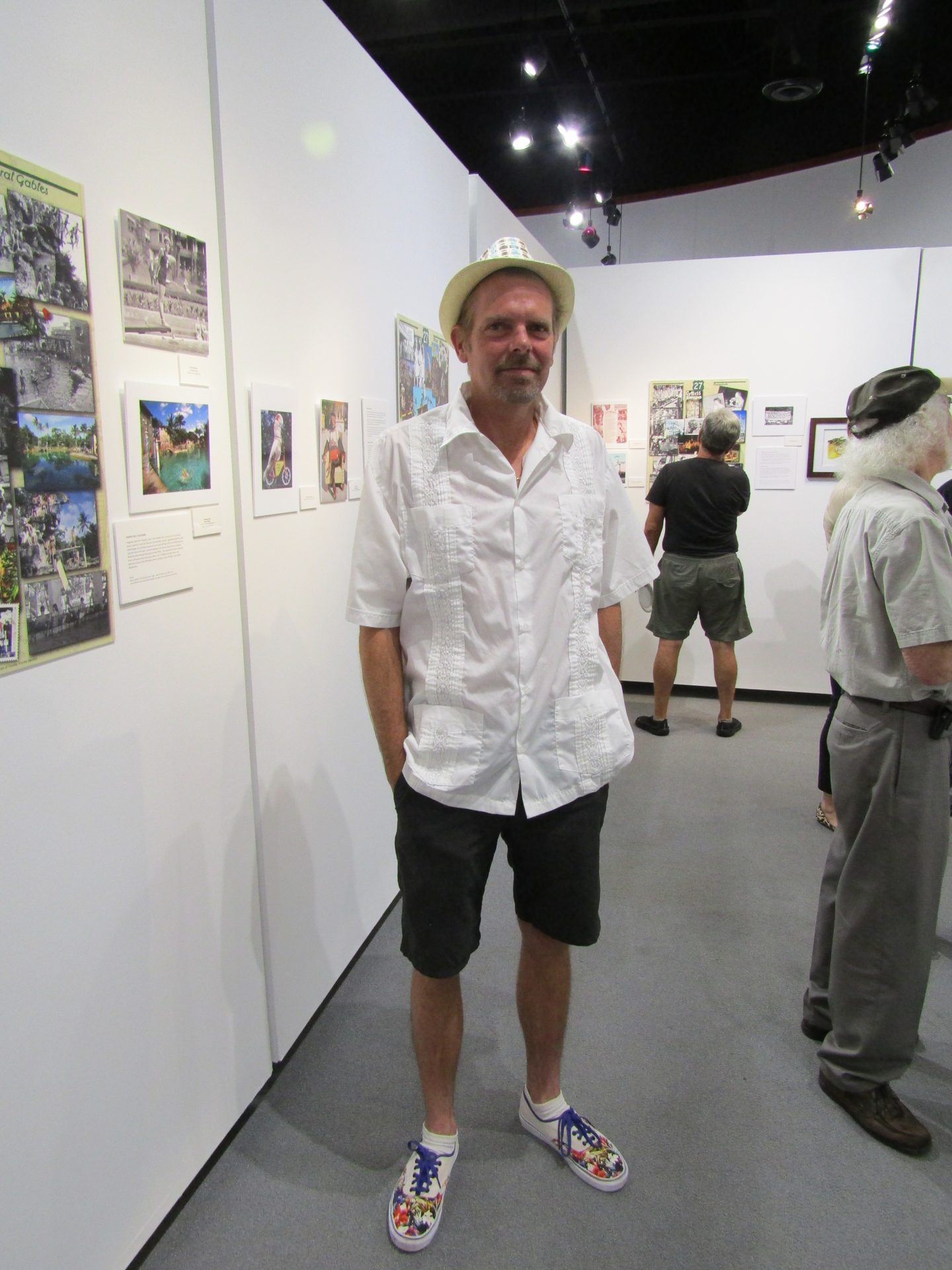 Todd, looking dapper, at a MOFAC exhibit.