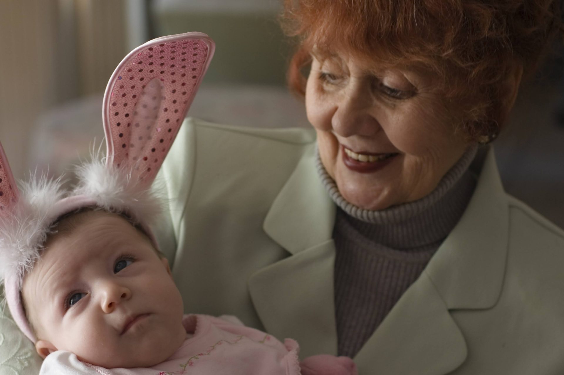 Aide Murani with Newborn Aiyanna Easter 2007