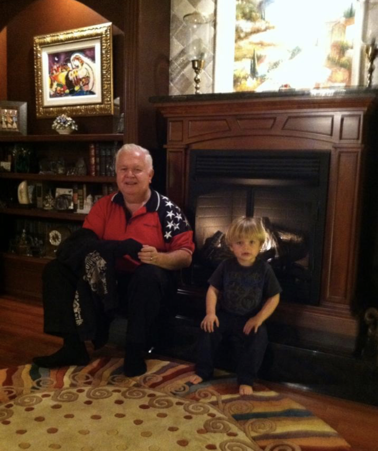 Bill in one of his favorite spots