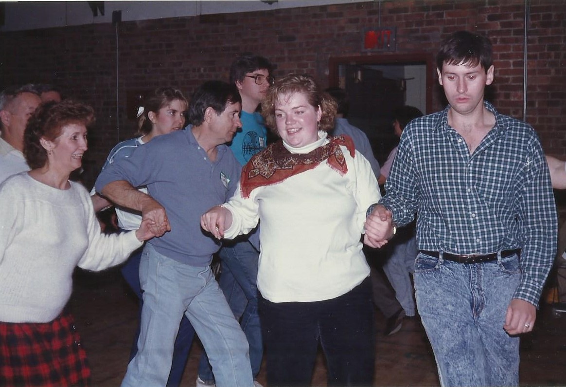 Dancing away at a Ceili at Gaeltacht Weekend upstate NY