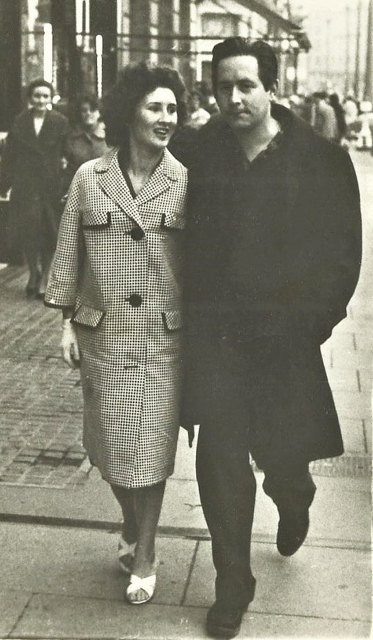 Dad looking like John Cussack, with his lovely wife Esther