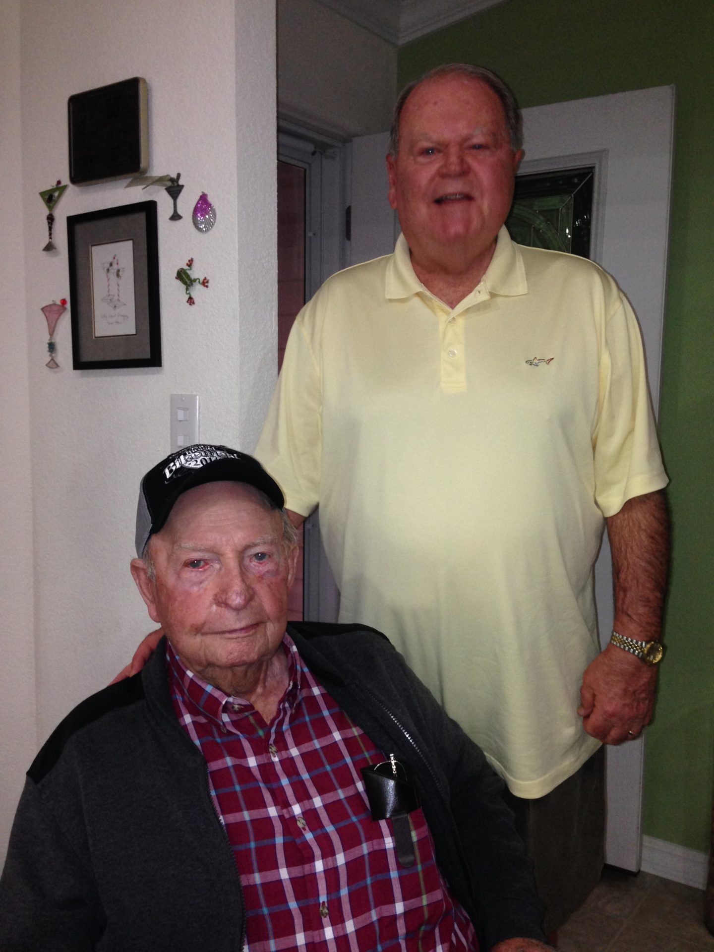 Kenny with Uncle Elbert