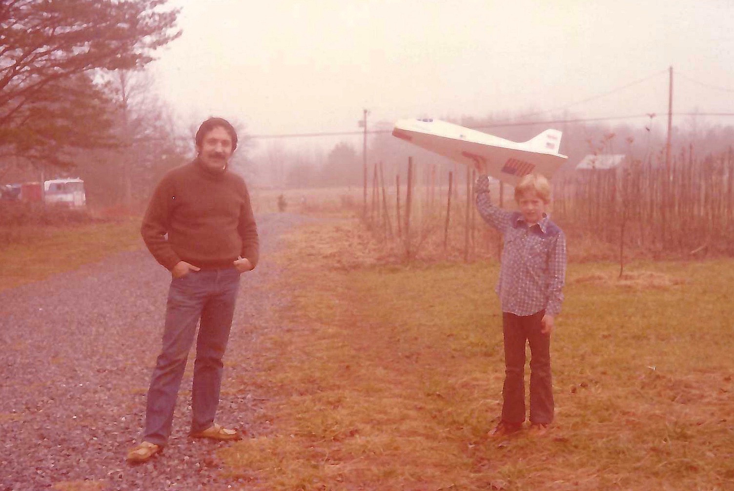 Jimmy and Joey on Bedford, VA farm
