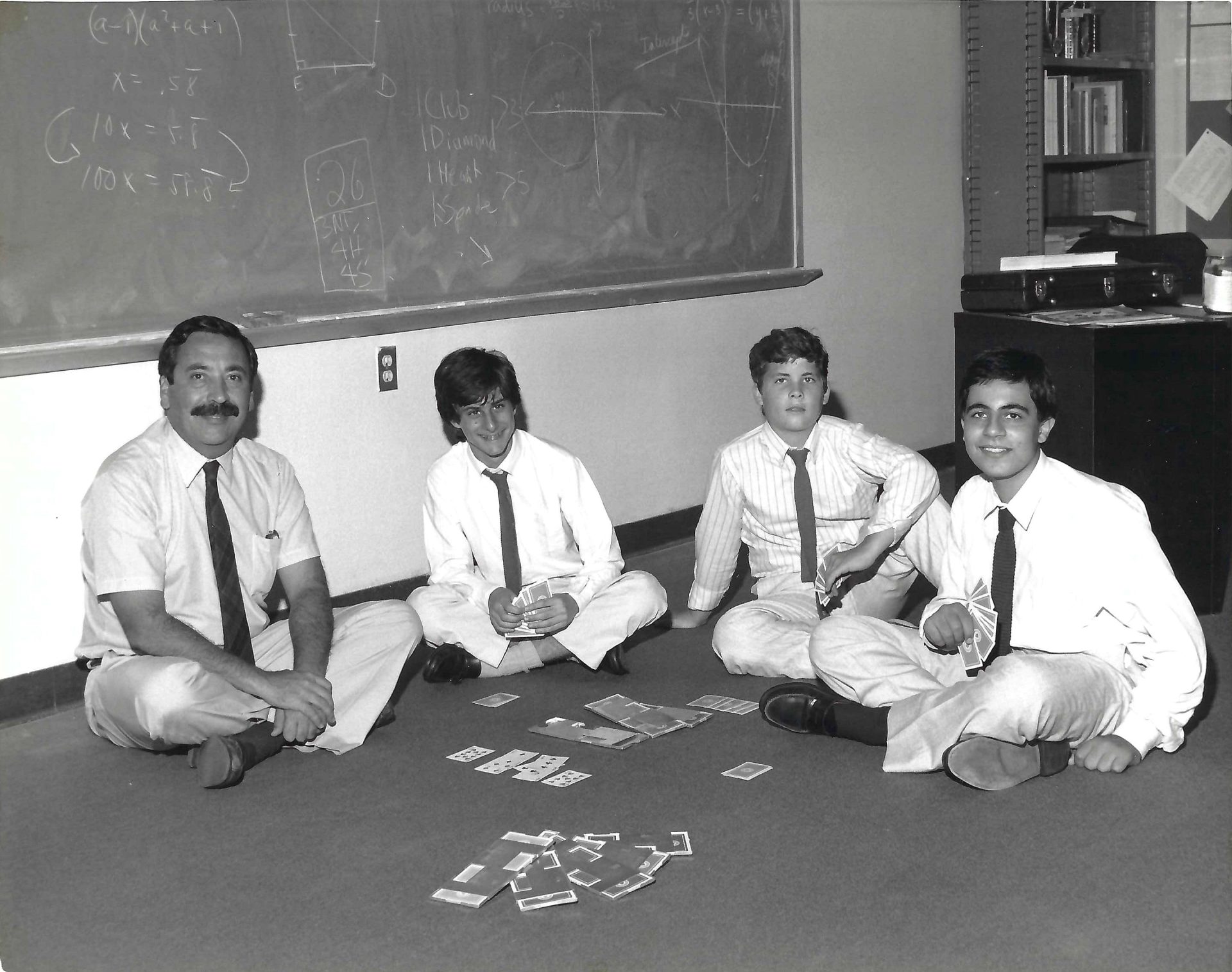 Jimmy with Trinity bridge club